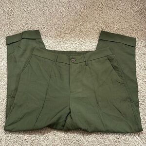 A NEW DAY Size 14 Green Rayon/poly Slacks NEW